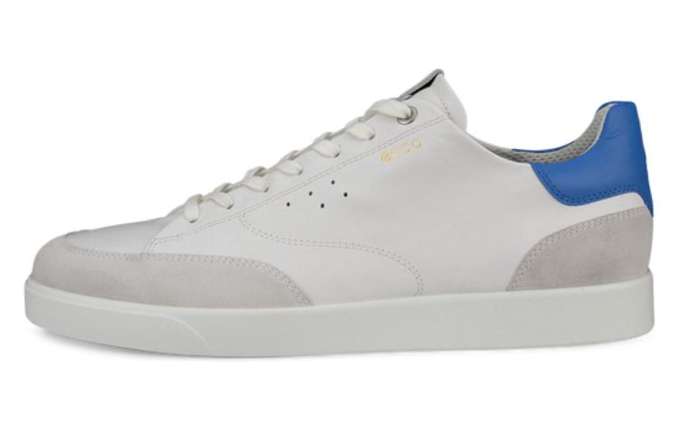 Ecco Low-Top Skateboard Shoes Men's White