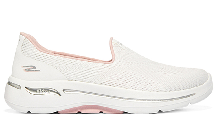 Skechers Go Walk Arch Fit 'White Light Pink' Women's