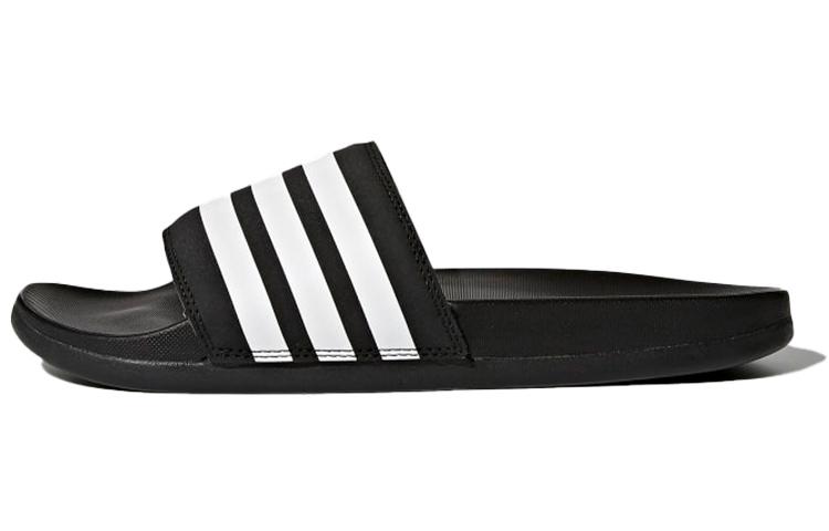 Adidas Adilette Comfort Slides 'Core Black White' Women's