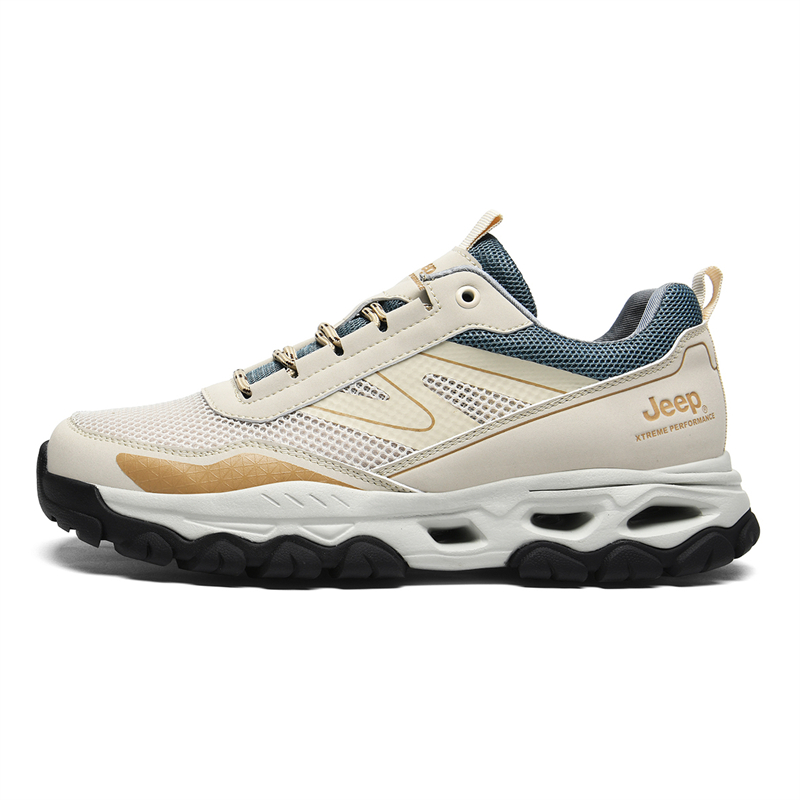 Jeep Low Top Hiking Shoes Men's Sand