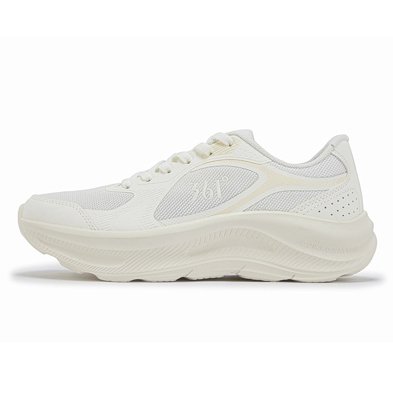 361° Star Jump Cushioning, Breathable, And Resilient Design Low Top Casual Running Shoes Women's White