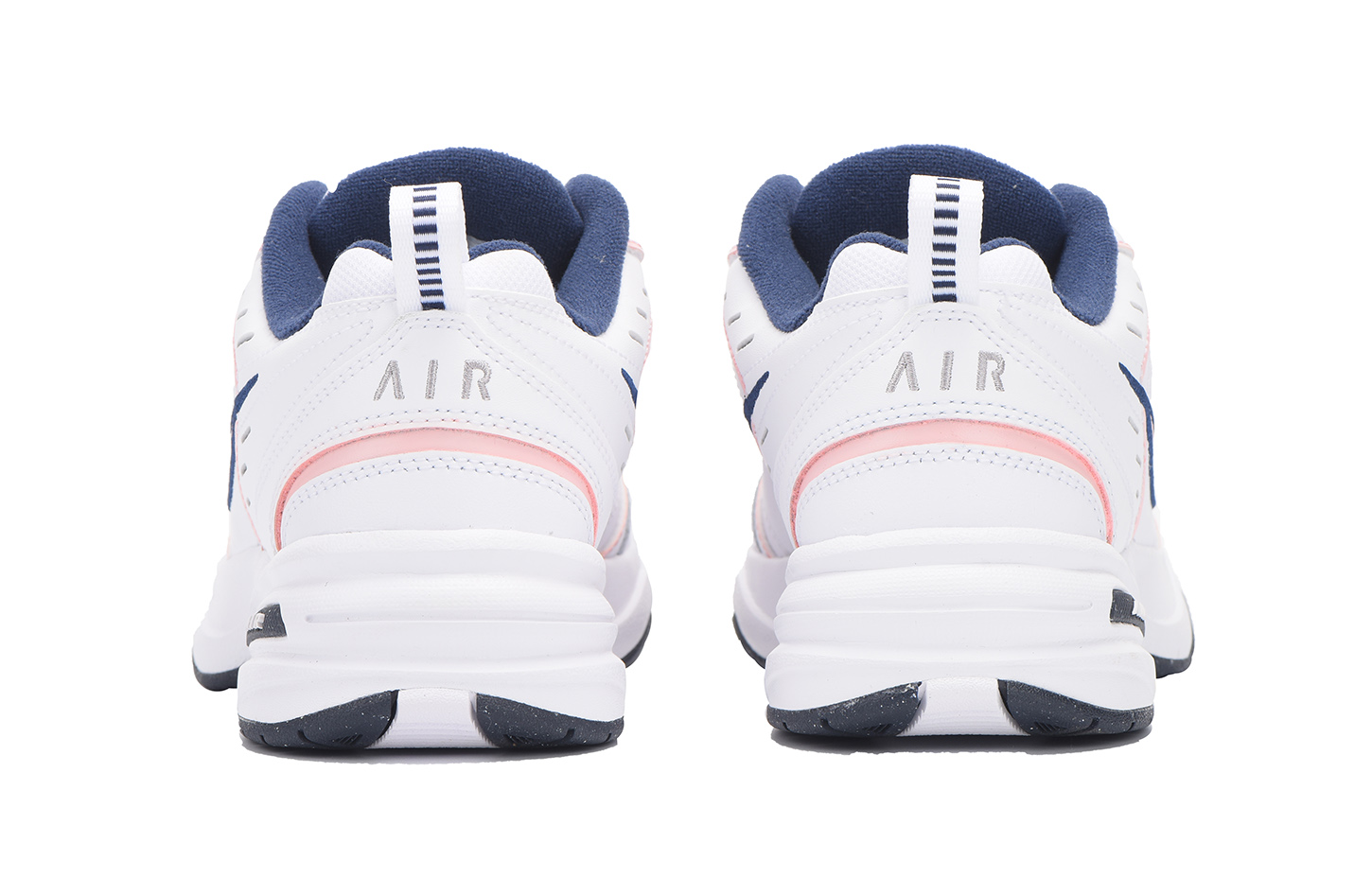 Nike Air Monarch 4 Anti-Slip And Wear-Resistant Height Increasing Low-Top Chunky Sneakers Unisex Pink Blue White купить в интернет-магазине Yoocart с быстрой доставкой по России.
