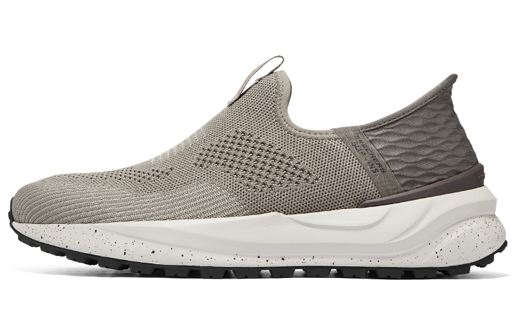 Skechers Slip Ins Slip-Ins Technology Breathable Lightweight Low-Top Casual Shoes Men's Gray