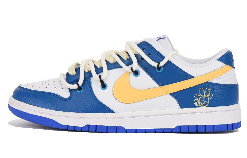 Nike Dunk Skateboard Shoes Men Low-Top Gold