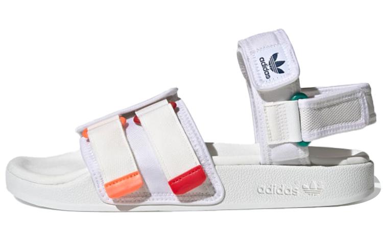 Adidas Adilette Sandal 4.0 'White Scarlet True Orange'