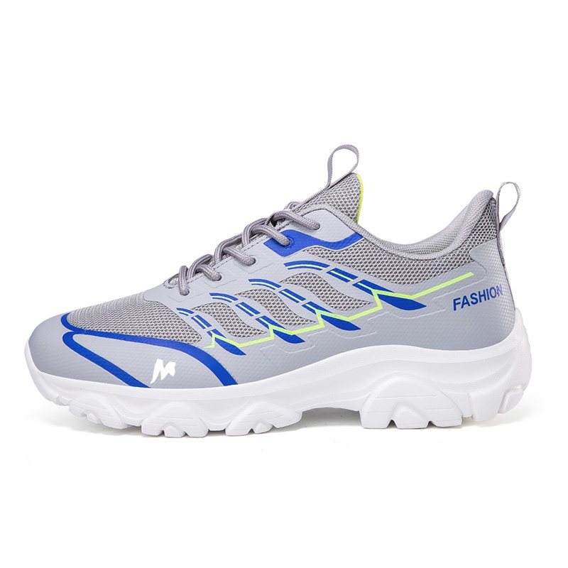 Scout Wolf Low-Top Outdoor Casual Shoes Men's Gray Blue