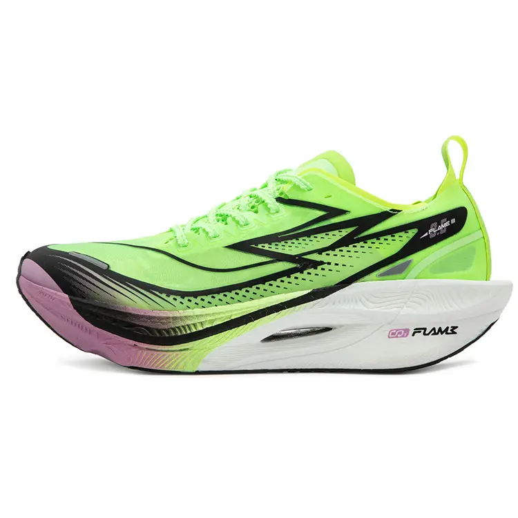 361° Flying Flame 3.5 Running Shoes Unisex Low top Fluorescent Bright Light Green/Pink Violet