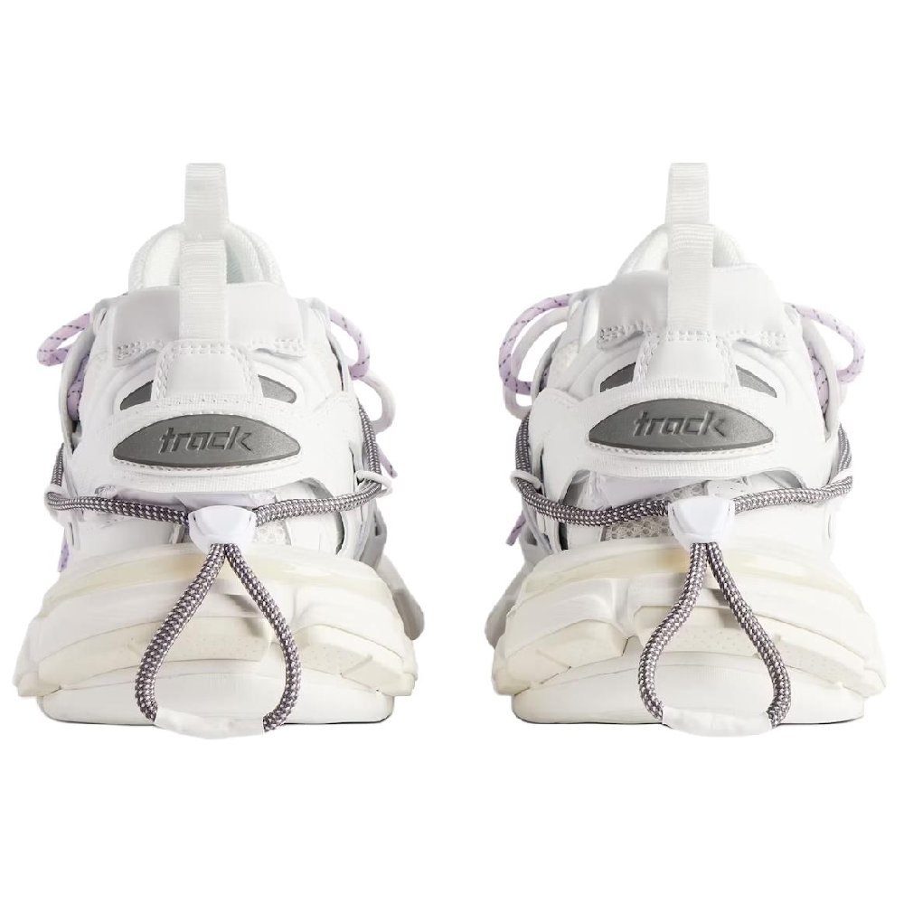 Balenciaga Track Trail Laces Low Top Chunky Sneakers Women's White