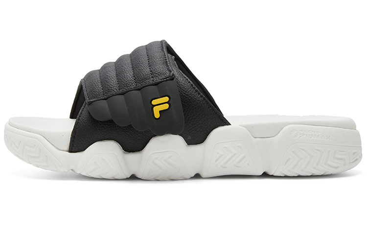 FILA FUSION Barricade Slippers 'Black White' Women's