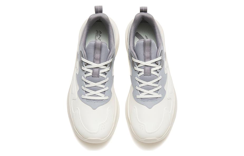 Anta Walk Cushioning Low Top Casual Running Shoes Men's White Gray купить в интернет-магазине Yoocart с быстрой доставкой по России.