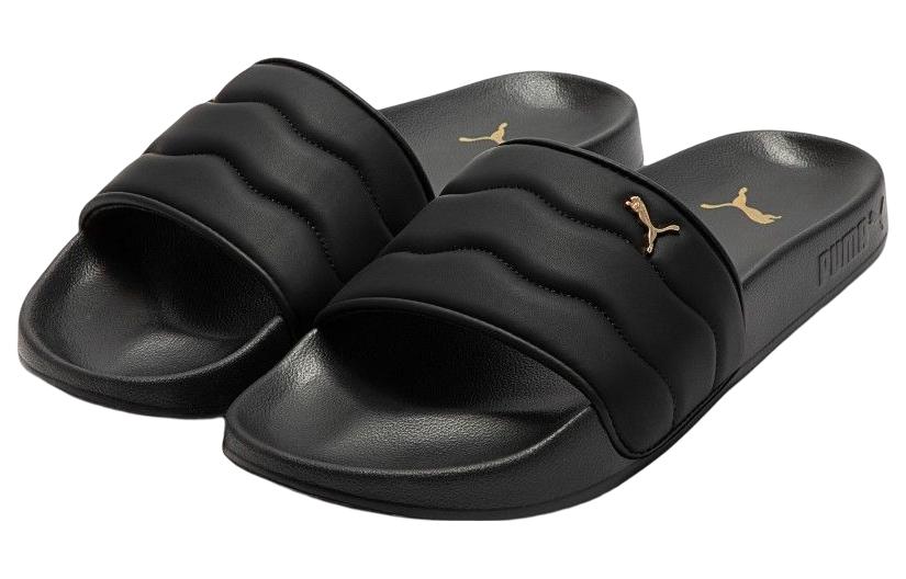 PUMA Lead Cat 2.0 Puffy 'Black Metallic Gold' Women's