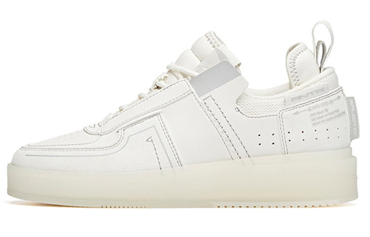 Anta Life Collection Low-Top Skateboard Shoes Women's White Gray