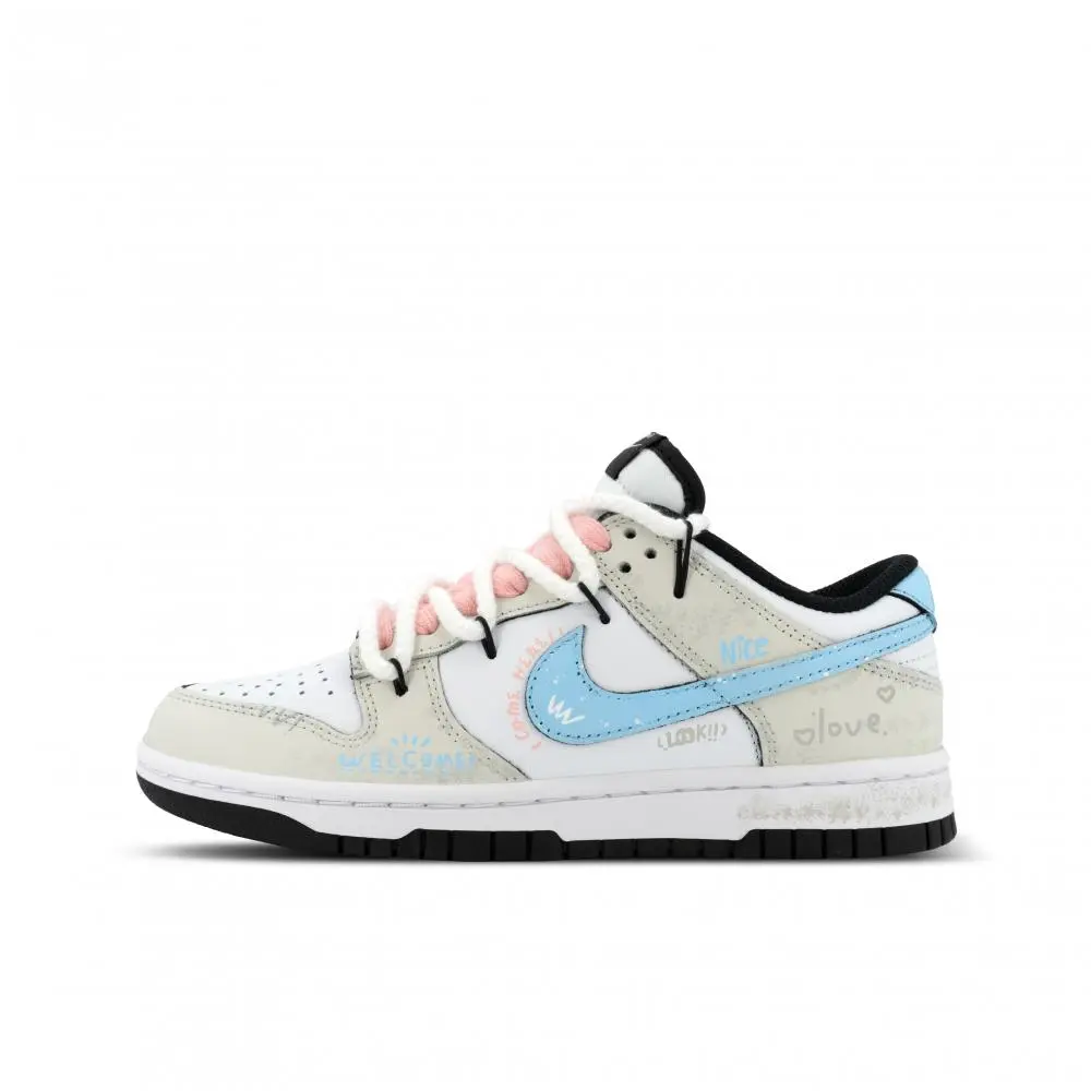 Nike Dunk Gorilla Mischievous XJDD Phantom Music Low top Skateboard Shoes Unisex Ecru