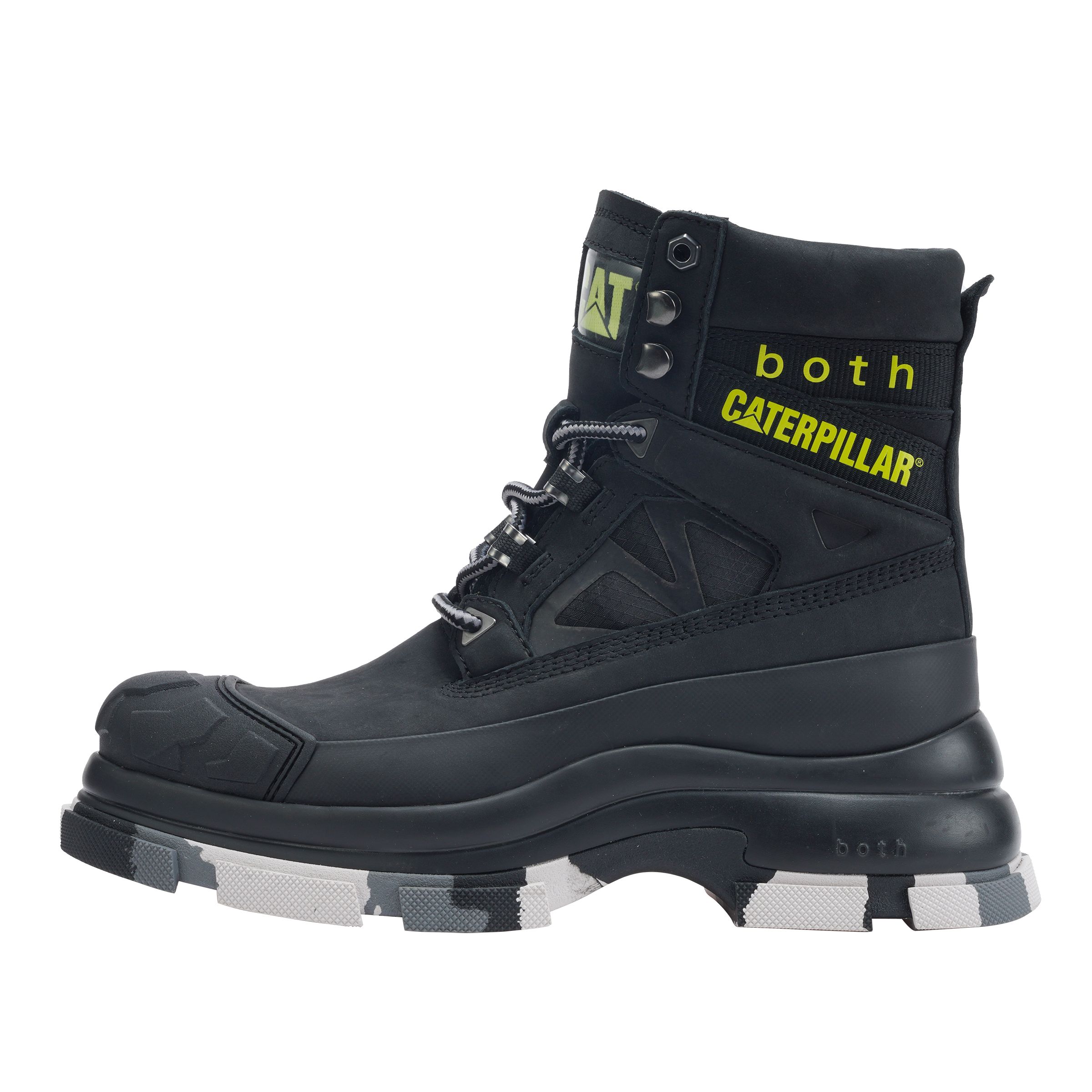 BOTH x CAT Slip-Resistant Short Outdoor Boots Women's Black