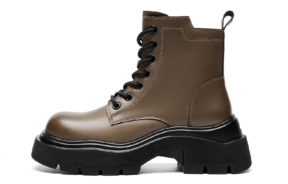 EBLAN Short Martin Boot Women's Khaki