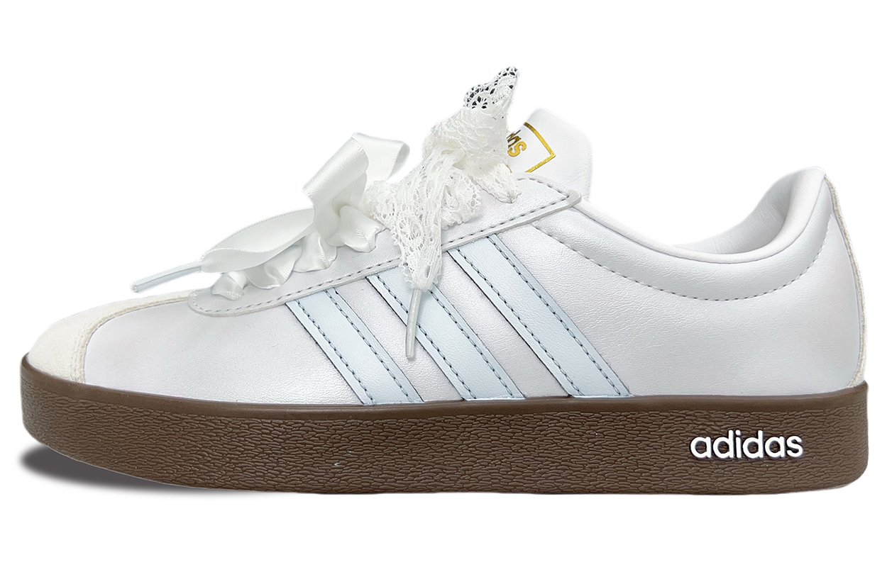Adidas Neo VL Court 2.0 Coverage Slip Resistant Low Top Skateboard Shoes Unisex Silver купить в интернет-магазине Yoocart с быстрой доставкой по России.