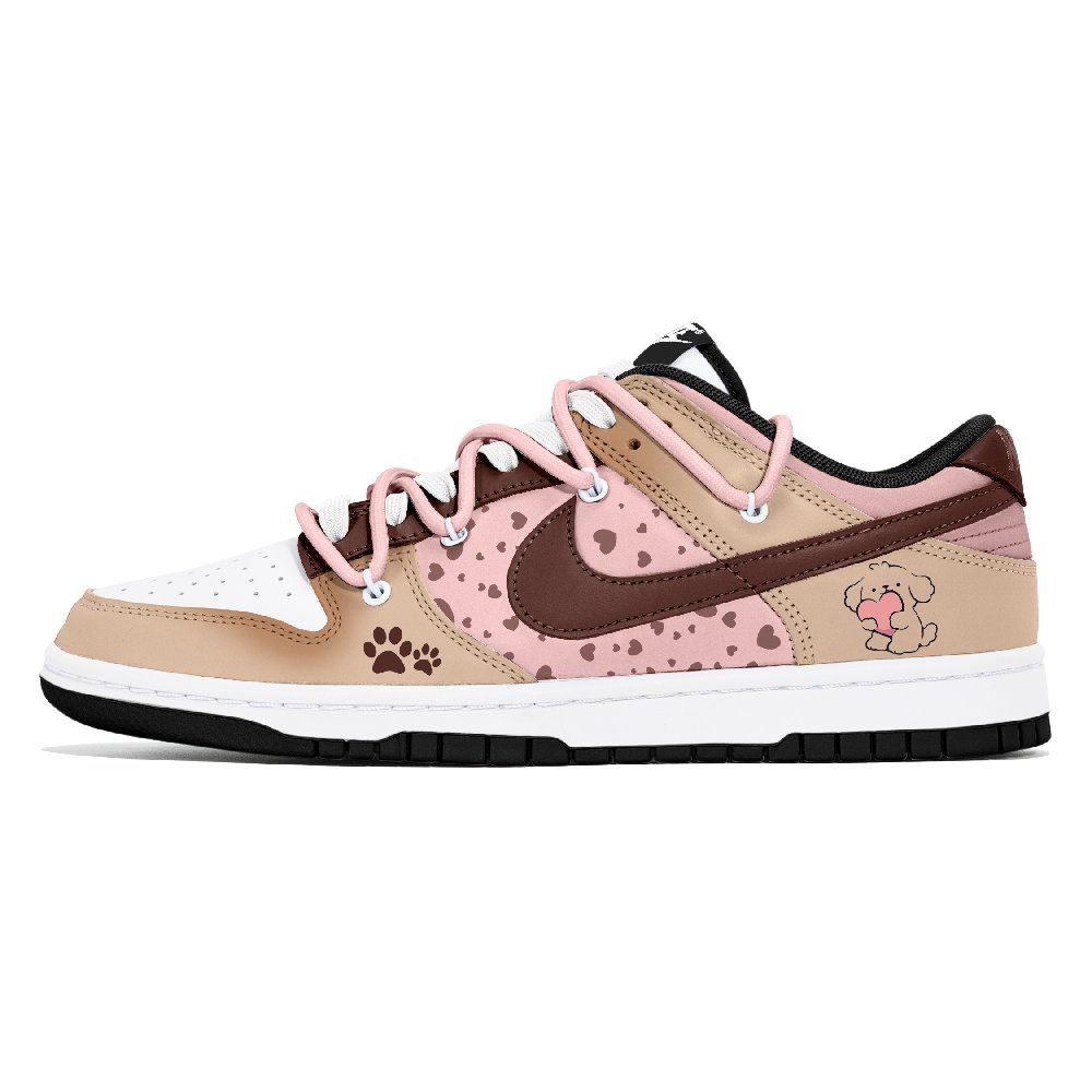 Nike Dunk Joy Lemon Abrasion-Resistant Low-Top Skateboard Shoes Men's Brown