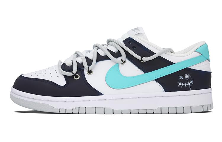 Nike Dunk Low 'Pure Platinum' Low-Top Skateboard Shoes Men's Blue White
