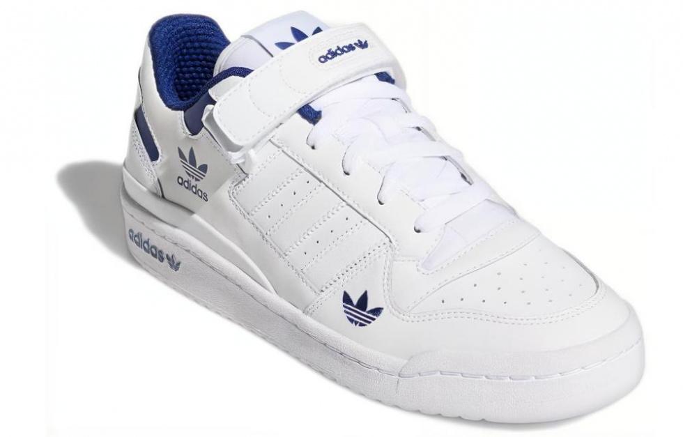 Adidas Forum Low White Victory Blue купить в интернет-магазине Yoocart с быстрой доставкой по России.