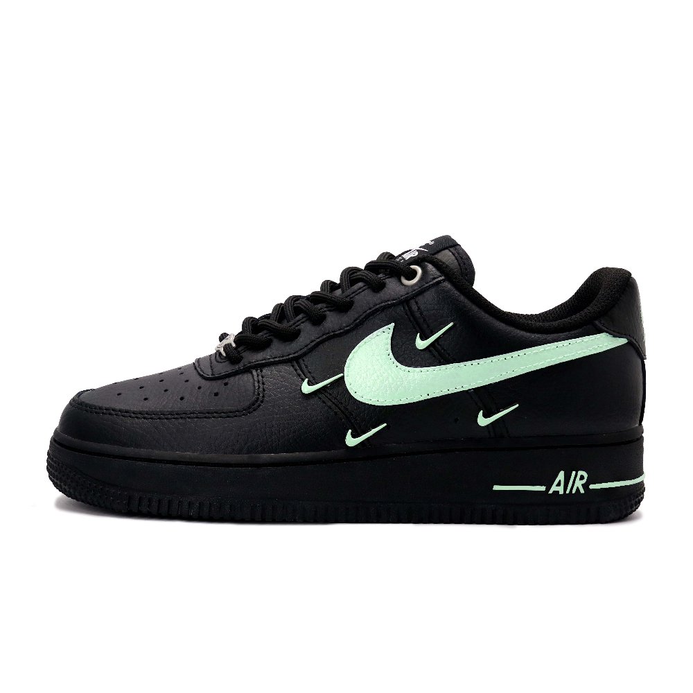 Nike Air Force 1 Durable Lightweight And Breathable Low-Top Skateboard Shoes Women's Green Black