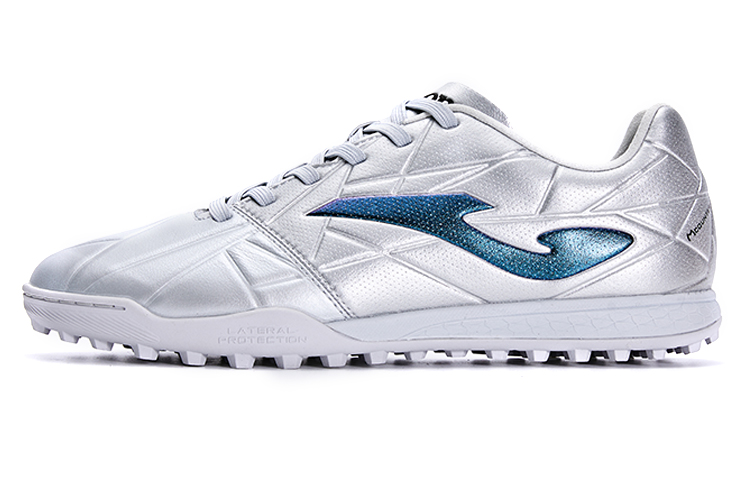 Joma TF Rubber Broken Studs Artificial Ground Anti-Slip Wear-Resistant Soccer Shoes Men's Silver