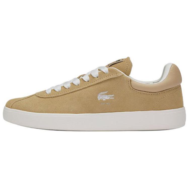 LACOSTE Low-Top Skateboard Shoes Women's Light Brown
