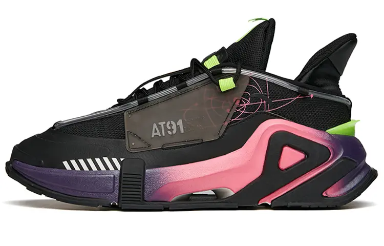 Anta AT91 Low top Running Shoes Men's Black Pink