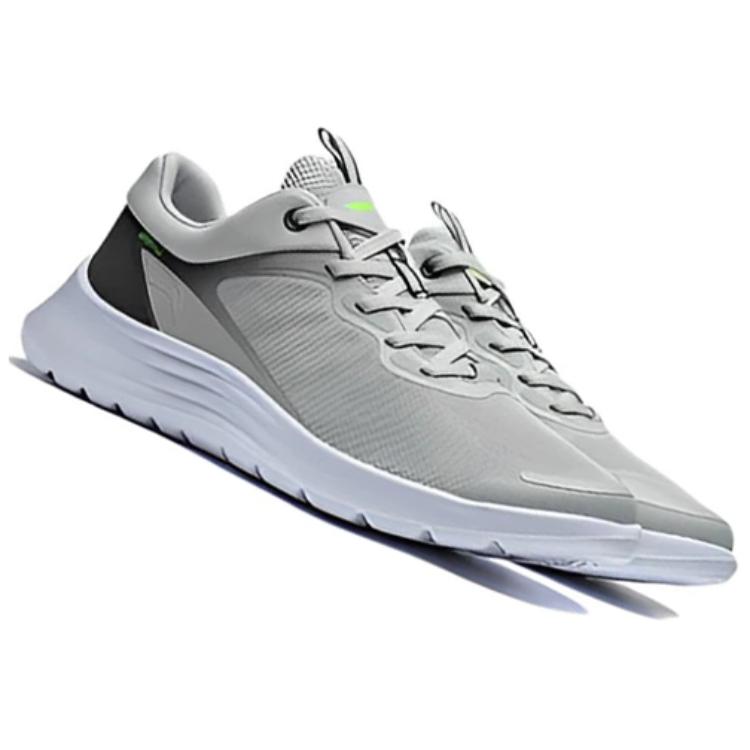 LiNing Light Feather Shock Absorbers Slip Resistant Abrasion Resistant Low top Casual Running Shoes Men's Gray купить в интернет-магазине Yoocart с быстрой доставкой по России.