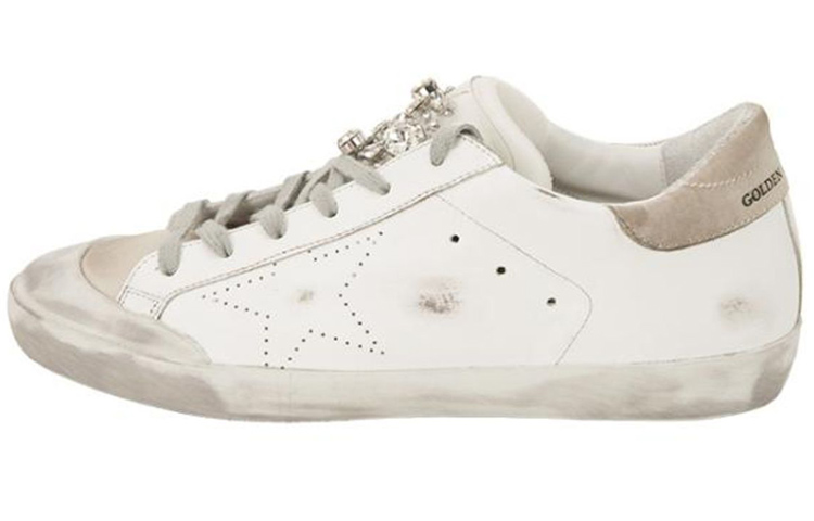 Golden Goose Super Star Stylish Skateboarding Shoes Women's White