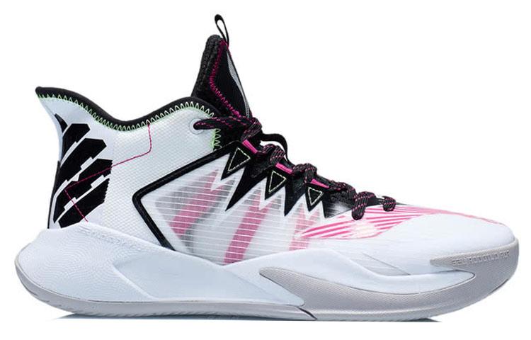 LiNing Storm Slip-Resistant Lightweight Rebound Mid-Top Basketball Shoes Men's