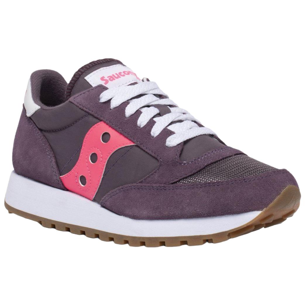 Saucony Jazz Original Vintage Abrasion Resistant Low Top Casual Shoes Women's Purple купить в интернет-магазине Yoocart с быстрой доставкой по России.