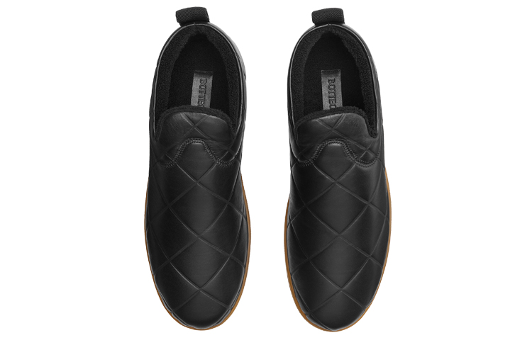 Bottega Veneta Quilt Stylish Skateboarding Shoes Men's Black купить в интернет-магазине Yoocart с быстрой доставкой по России.