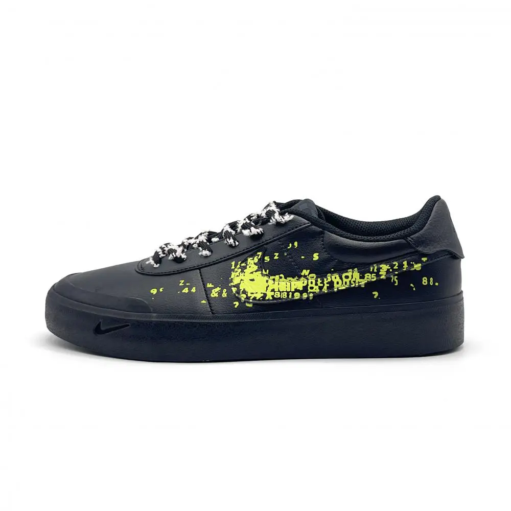 Nike Court Shot Skateboard Shoes Men's Low top Yellow