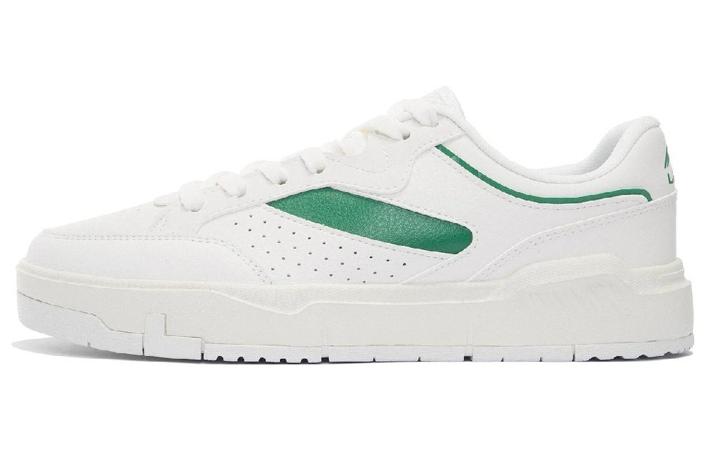 LiNing Low-Top Skateboard Shoes Men's White Green