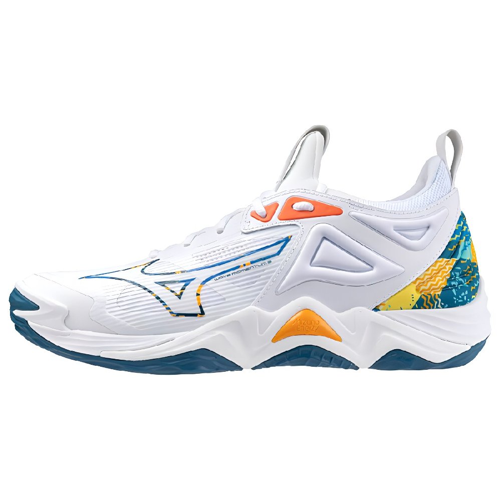Mizuno Wave Momentum 3 'White Moroccan Blue'