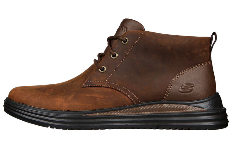Skechers Proven Ankle Boots Men's Brown