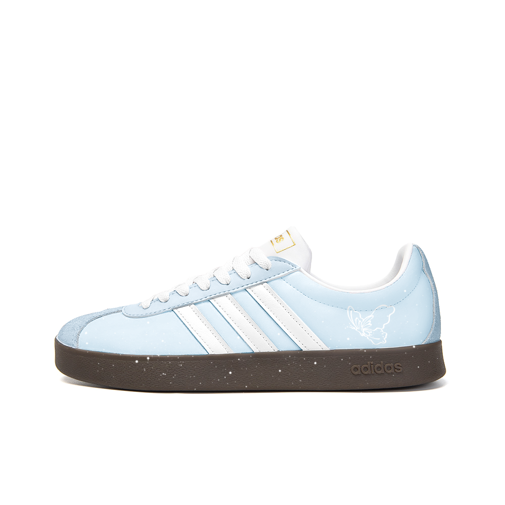 Adidas Neo VL Court 2.0 Anti Slip Wear Resistant Low Top Skateboard Shoes Unisex Sky Blue