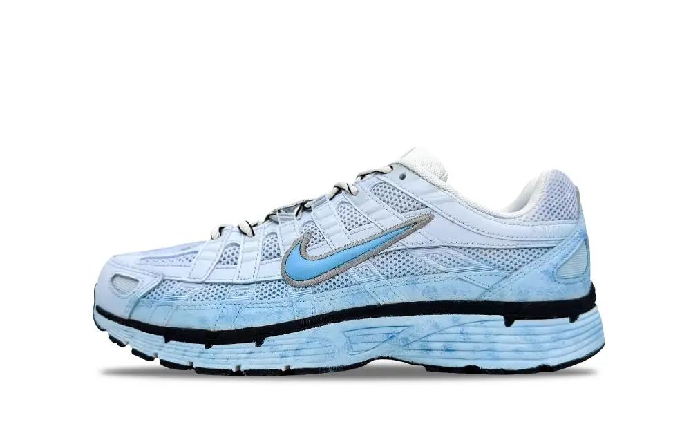 Nike P 6000 Cushioning, Breathable, Lightweight Low Top Casual City Commute Running Shoes Unisex Blue