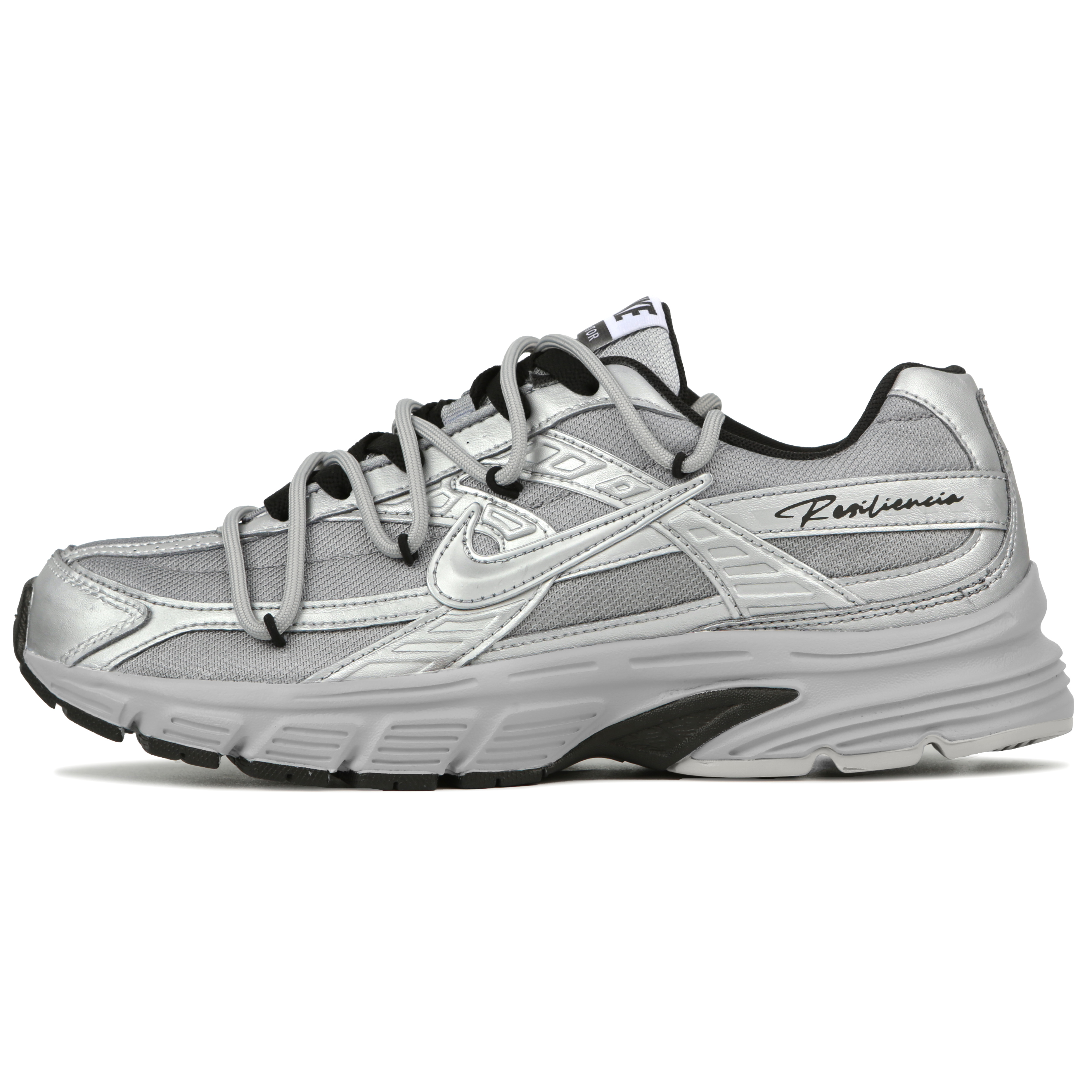 Nike Initiator Abrasion Resistant Low top Running Shoes Unisex Silver