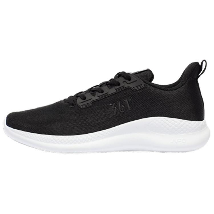 361° Cushioned Slip-Resistant Low-Top Running Shoes Men's Black White