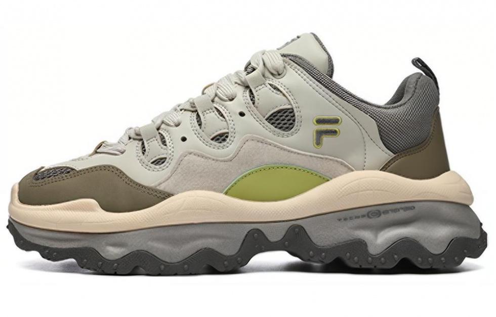 FILA FUSION QD96 Athletic Shoes 'Grey Green'