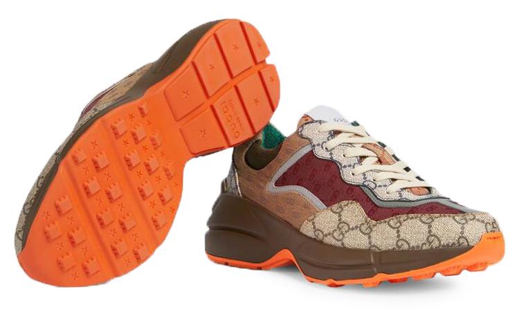 GUCCI Women's Gg Rhyton 'Beige Brick Red' Women's купить в интернет-магазине Yoocart с быстрой доставкой по России.