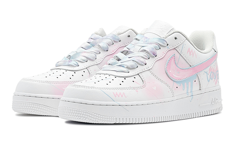 Nike Air Force 1 Low Air Force 1 Low Top Skateboard Shoes Men's Pink Blue купить в интернет-магазине Yoocart с быстрой доставкой по России.