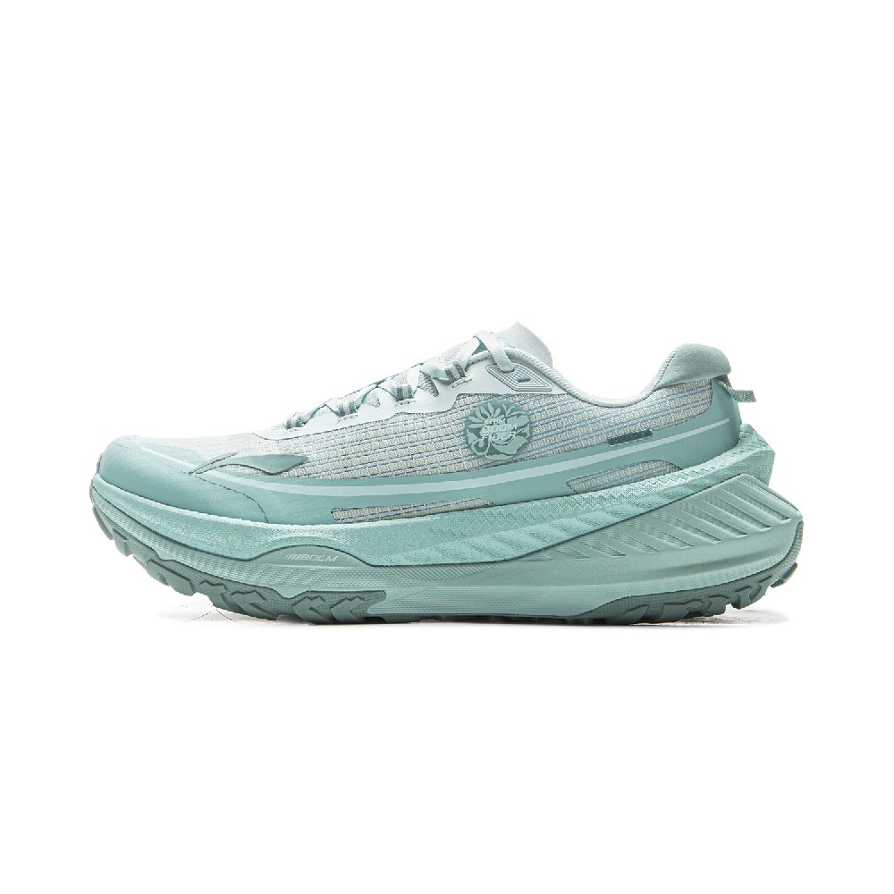 LiNing Di Lu V2 Cushioning Slip Resistant Abrasion Resistant Rebound Low Top Running Shoes Men's Cyan