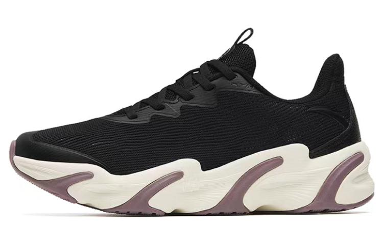 Anta Keep Moving Breathable And Wear-resistant Low-Top Running Shoes Women's Black Purple