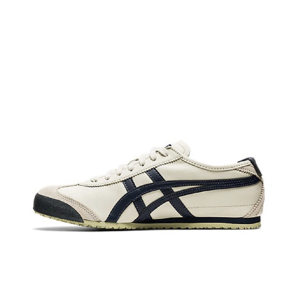 Onitsuka Tiger Cushioning Anti-Slip And Wear-Resistant Low-Top Casual Shoes Unisex Black Silver Pink