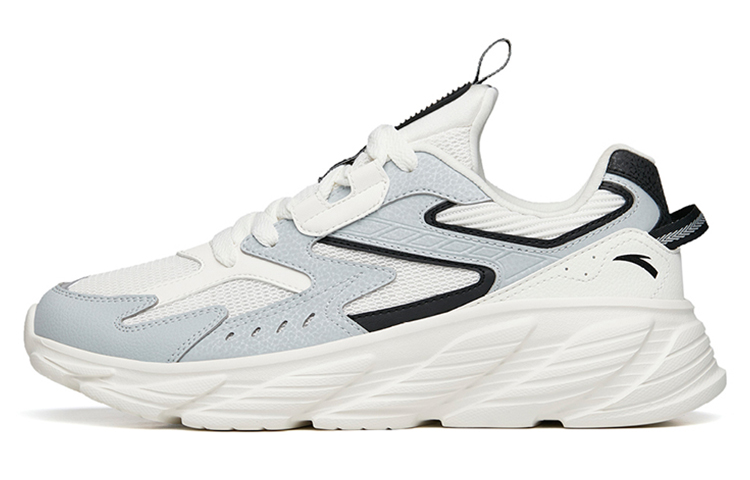 ANTA Casual Shoes Men Low-Top White Gray Black