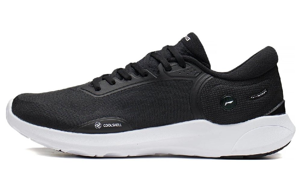 LiNing Ls Slip Resistant, Abrasion Resistant, Breathable, Lightweight Low Top Sports Casual Shoes Men's Black