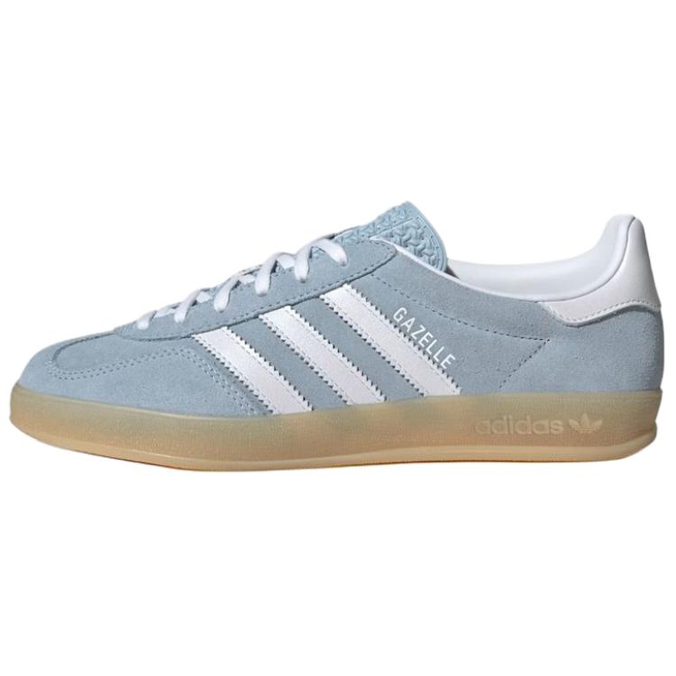 Adidas Originals GAZELLE INDOOR Abrasion Resistant Low Top Skateboard Shoes Women's Blue купить в интернет-магазине Yoocart с быстрой доставкой по России.