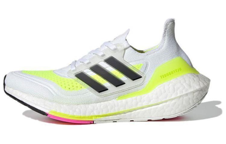 Adidas UltraBoost 21 J 'White Solar Yellow'